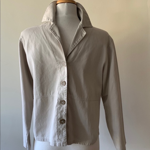 BTB Better Than Basic ACC Jacket Petite Med Khaki - Picture 8 of 15